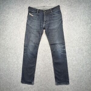 Diesel Jeans Mens 32x32 Slammer Slim Zipper Pockets Italy